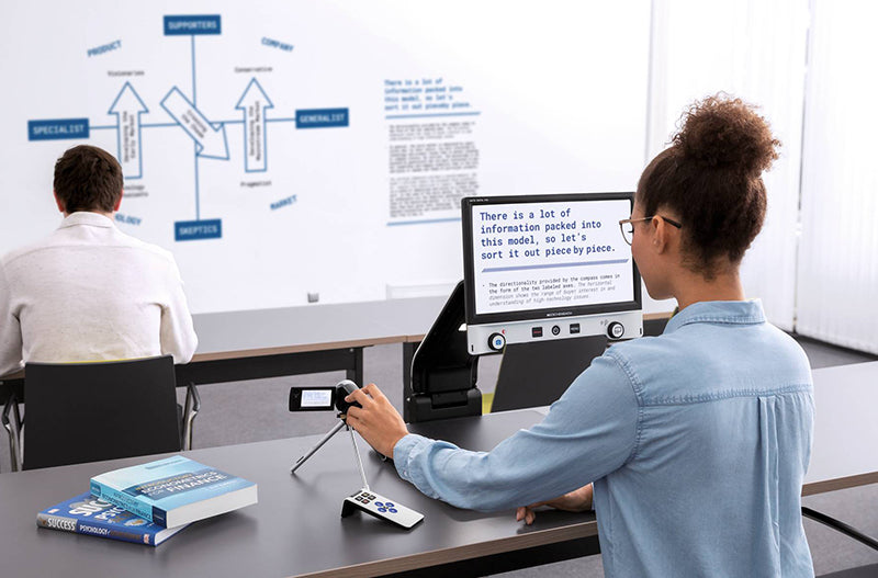 Eschenbach Vario DIGITAL FHD Advanced TB met accu en tafel